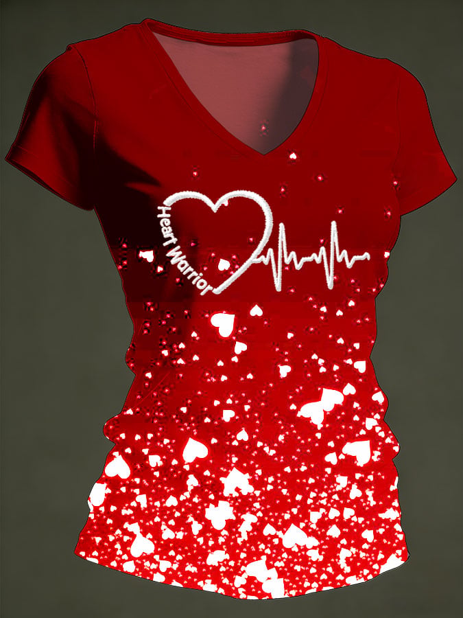 Women's Heart Disease Awareness T-shirt