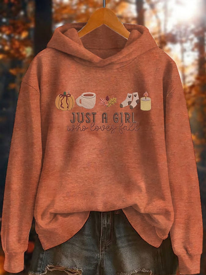 Women's Autumn Faith Printed Hoodie