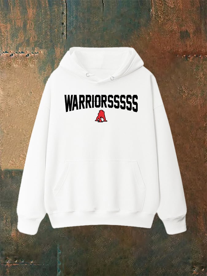 Unisex WARRIORSSSSS Print Hoodie