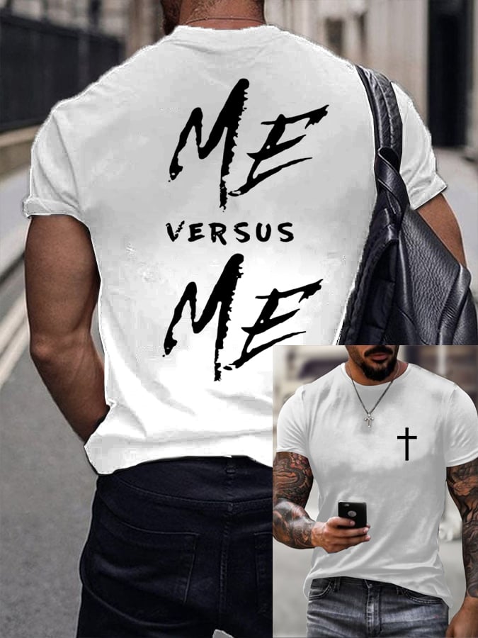 Men's Gym Faith Printed Shirt