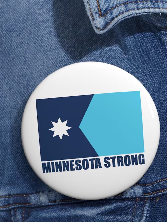 Minnesota Strong Button