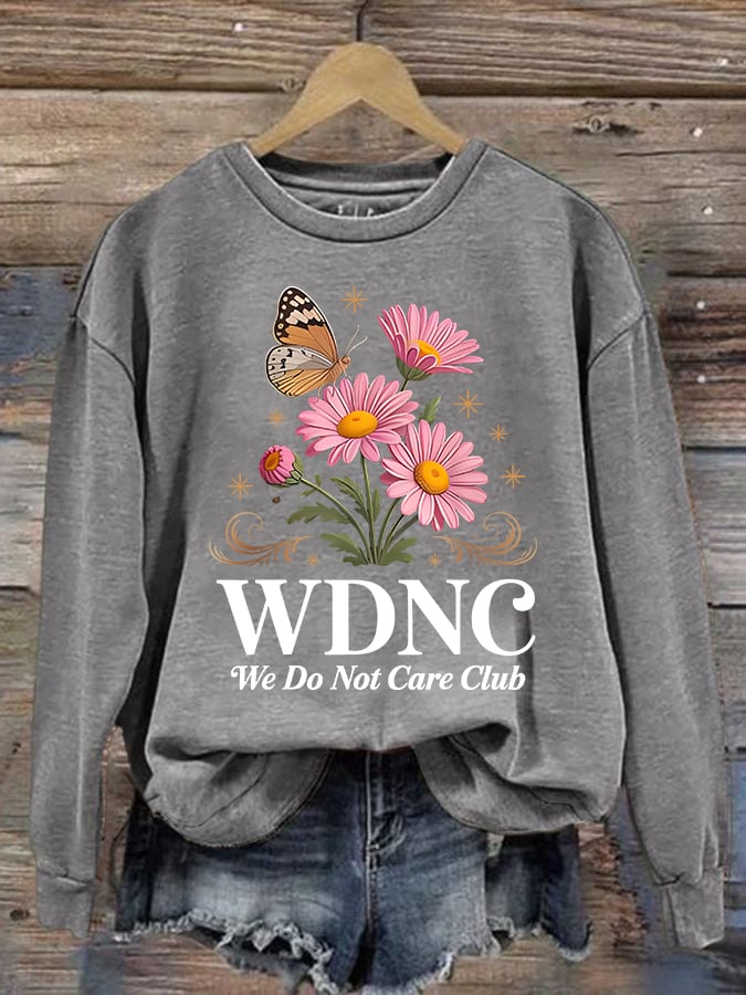 Women's Retro Funny Proud Member Of Club Menopause Perimenopause Print Sweatshirt