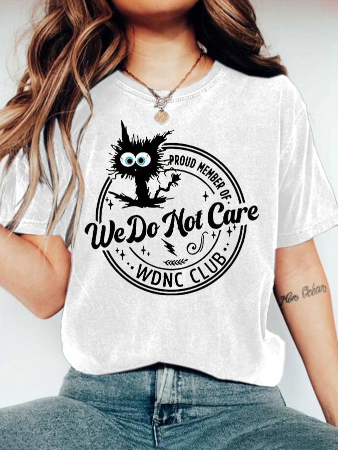 🔥Buy 3 Get 15% Off🔥Retro Funny Proud Member Of WDNC Club Menopause Perimenopause Print T-Shirt