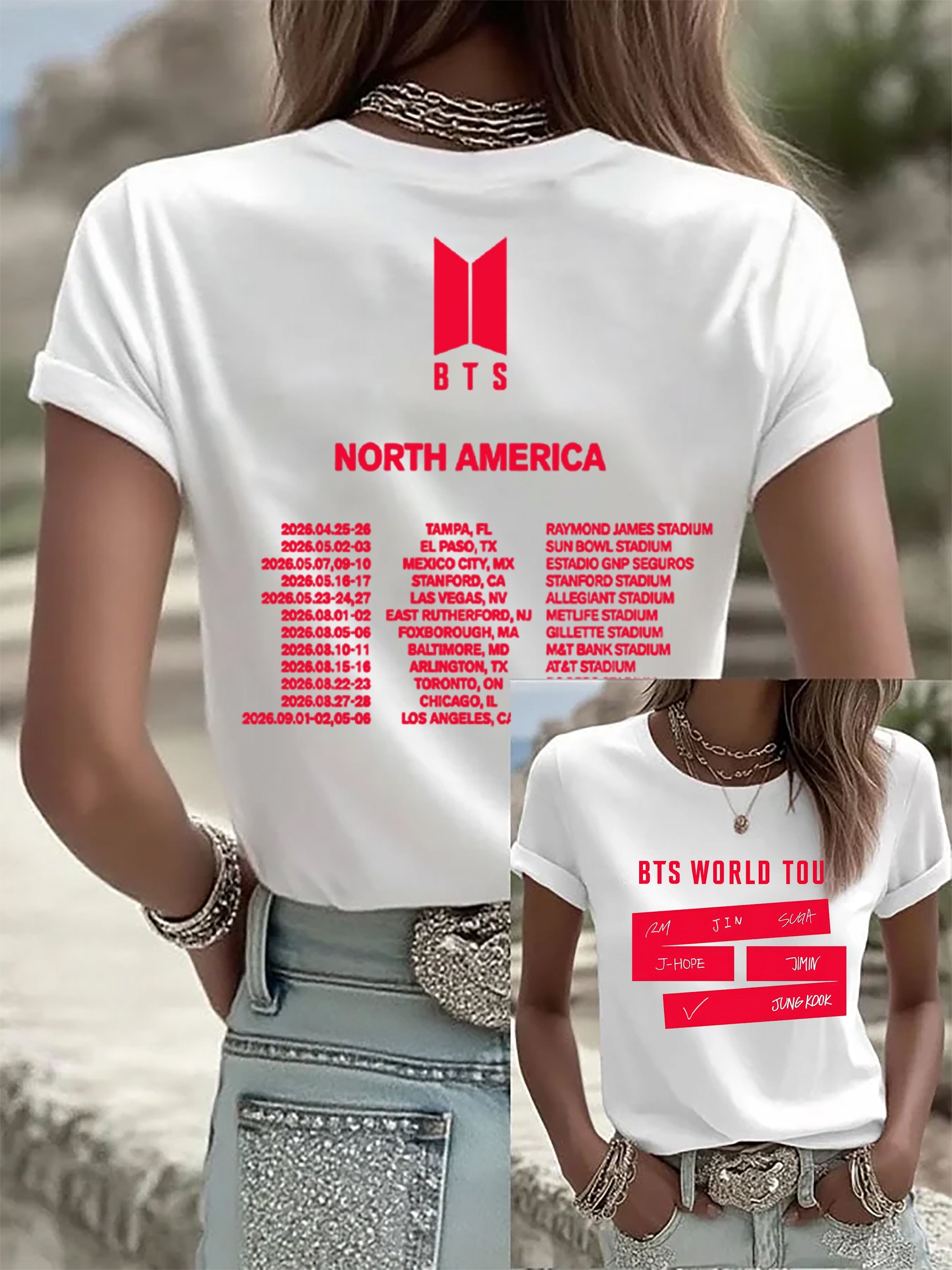 Women'S 2026 Music Comeback Art Print T-Shirt