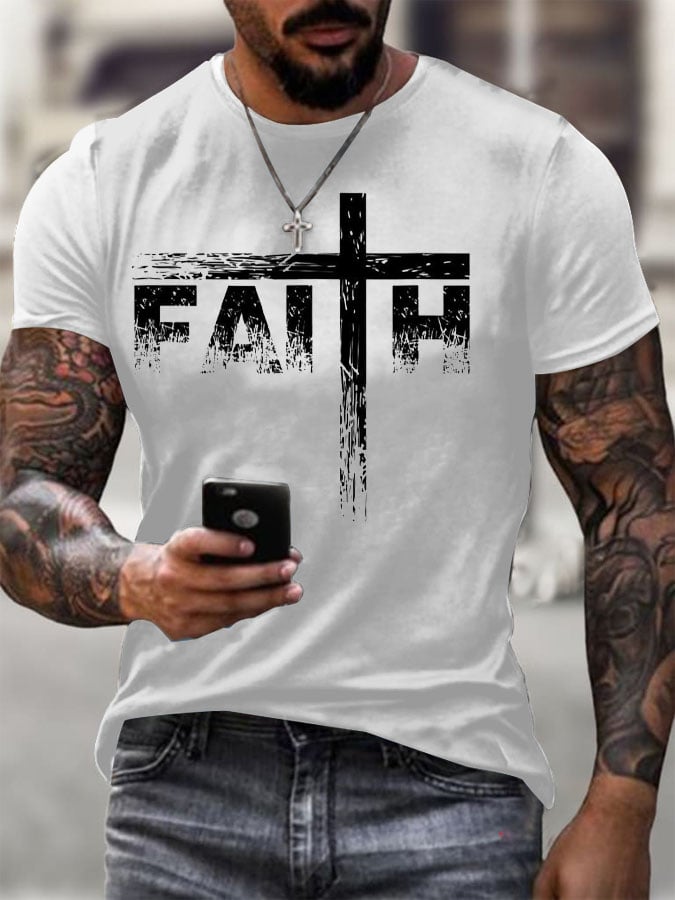 Men's Faith Print T-Shirt