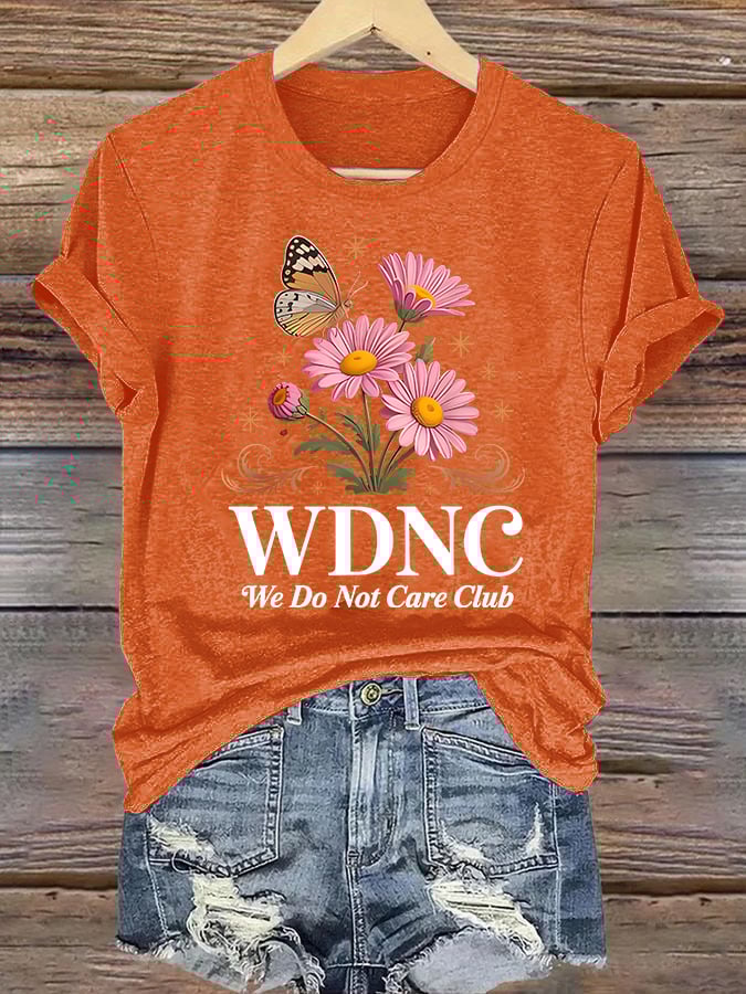 Women's Retro Funny Proud Member Of Club Menopause Perimenopause Print T-Shirt