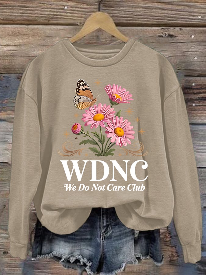 Women's Retro Funny Proud Member Of Club Menopause Perimenopause Print Sweatshirt