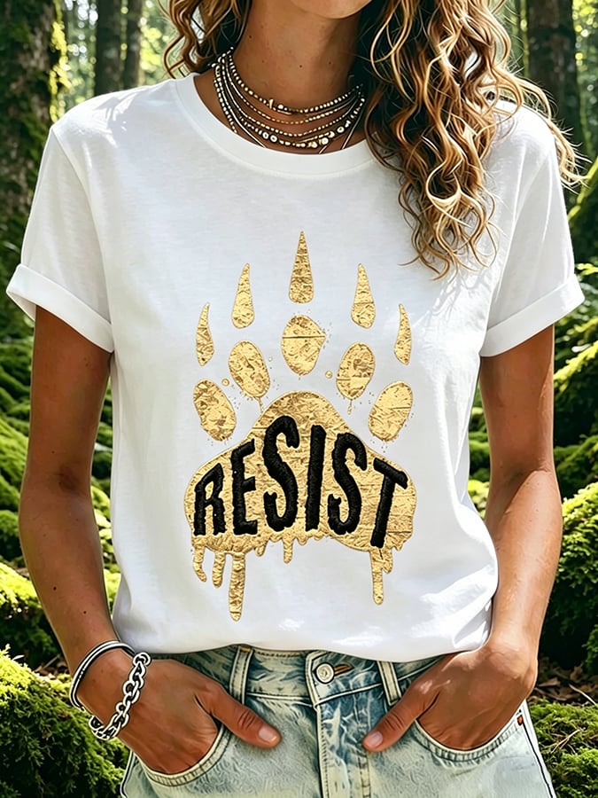 Only You Can Stop It - Save America'S Forests Resist T-Shirt