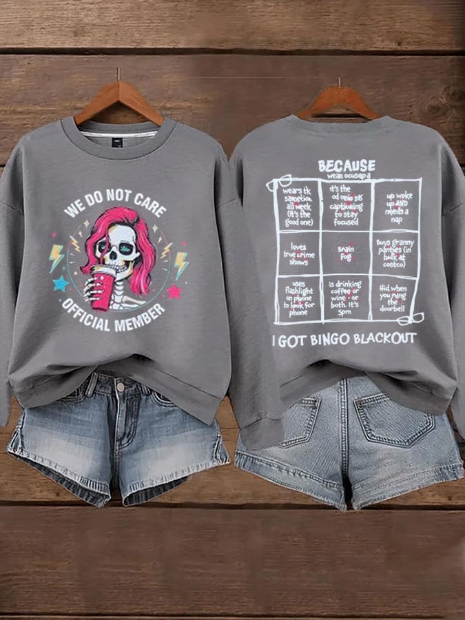 Women's Menopause And Perimenopause Print Sweatshirt