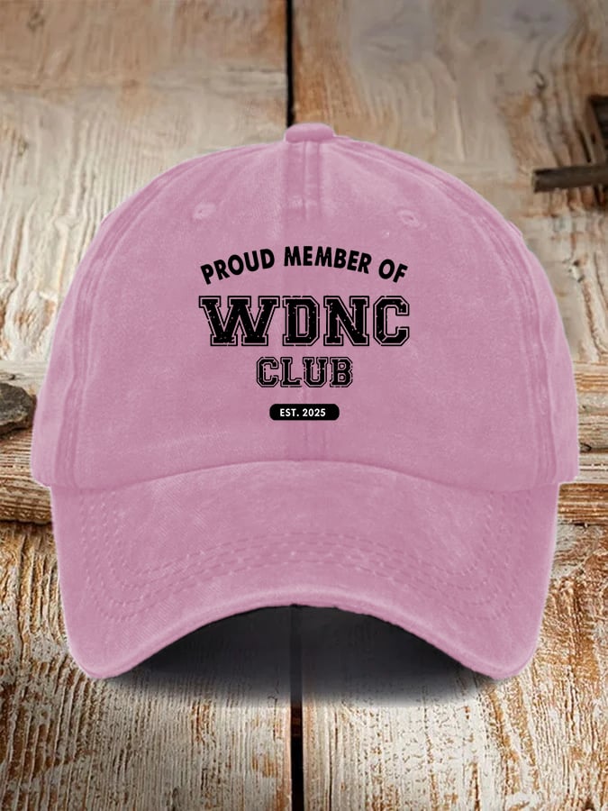 Unisex Retro Funny Proud Member Of Club We Do Not Care Menopause Perimenopause Print Hat