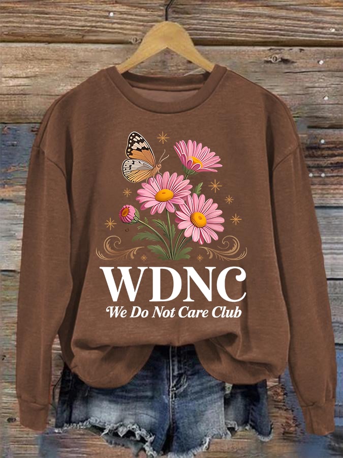 Women's Retro Funny Proud Member Of Club Menopause Perimenopause Print Sweatshirt