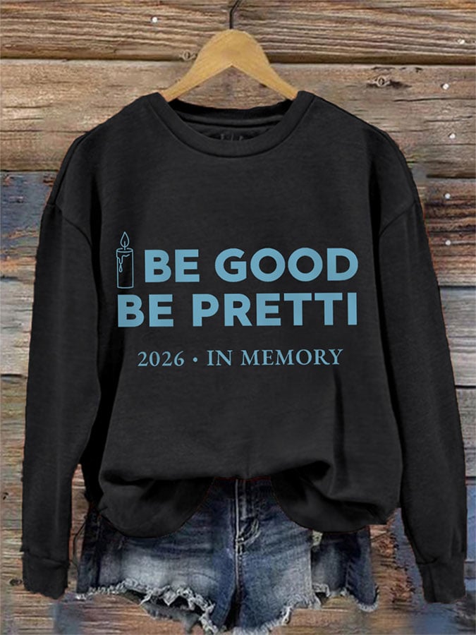 Women's Casual Printed Long-Sleeve Sweatshirt