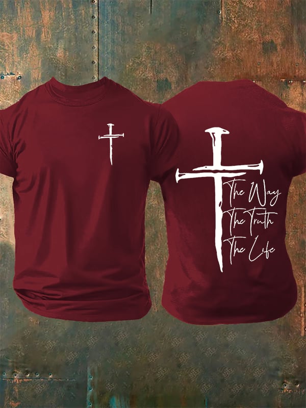 Men's The Way The Truth The Life Print T-Shirt