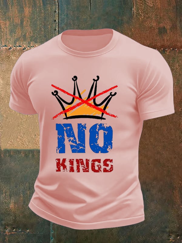 🔥Buy 3 Get 15% Off🔥Men's NO KINGS Print T-Shirt