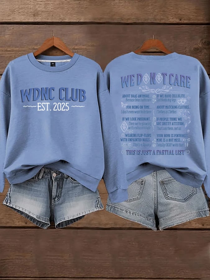 🔥Buy 3 Get 15% Off🔥Women's WDNC Menopause And Perimenopause Print Sweatshirt
