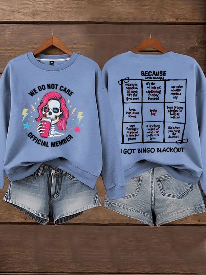 Women's Menopause And Perimenopause Print Sweatshirt