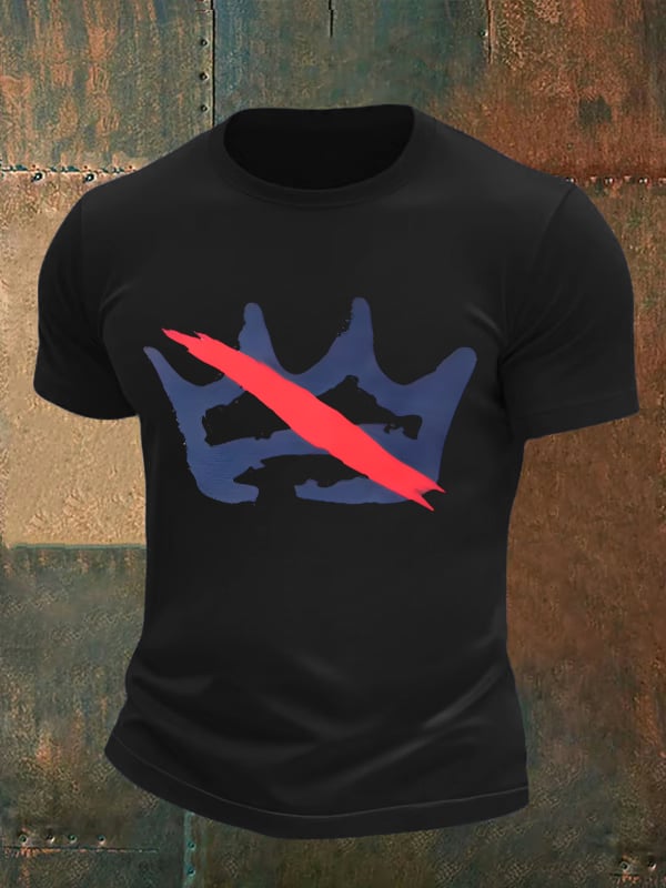🔥Buy 3 Get 15% Off🔥Men's America has no kings print T-Shirt