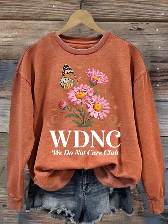 Women's Retro Funny Proud Member Of Club Menopause Perimenopause Print Sweatshirt