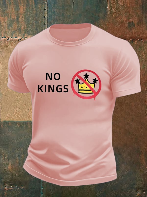 🔥Buy 3 Get 15% Off🔥Men's NO KINGS Print T-Shirt