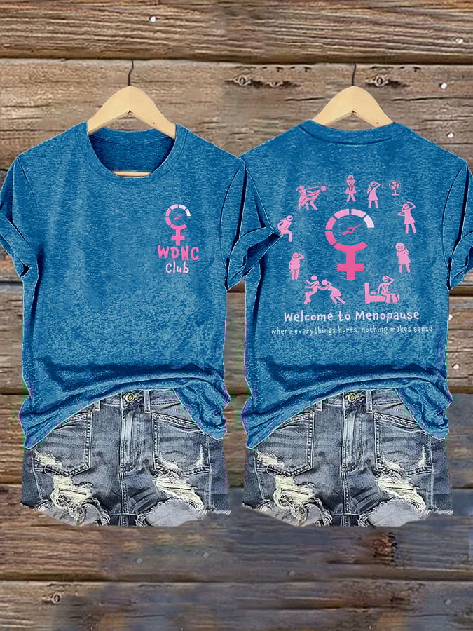 Women's WDNC Menopause and Perimenopause Print T-Shirt