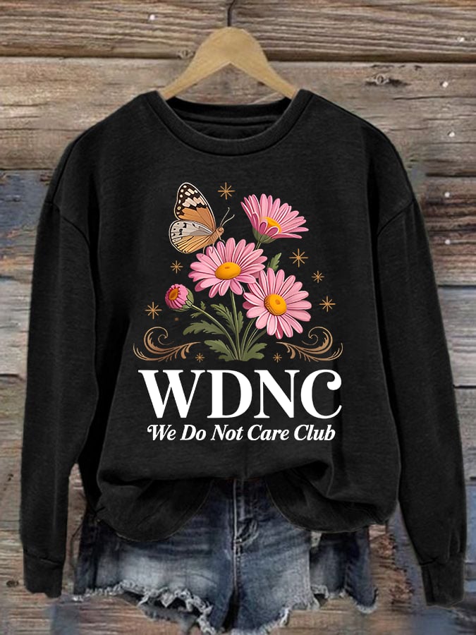 Women's Retro Funny Proud Member Of Club Menopause Perimenopause Print Sweatshirt