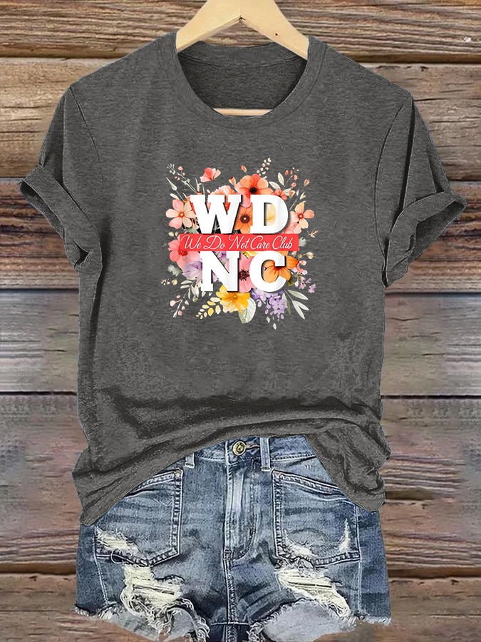 Women's Retro Funny Proud Member Of Club Menopause Perimenopause Print T-Shirt