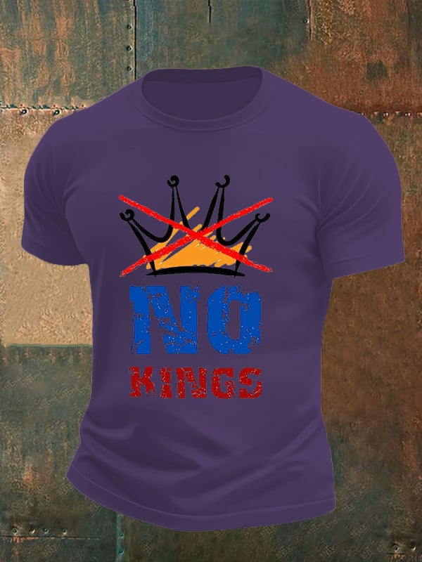🔥Buy 3 Get 15% Off🔥Men's NO KINGS Print T-Shirt