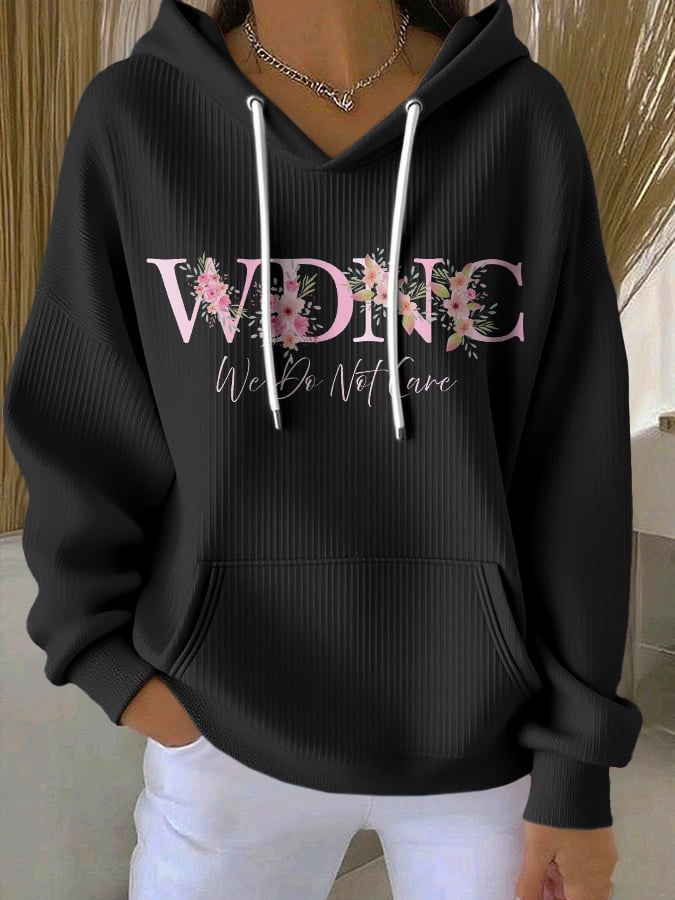 Retro Funny WDNC Menopause Perimenopause Print Hoodie