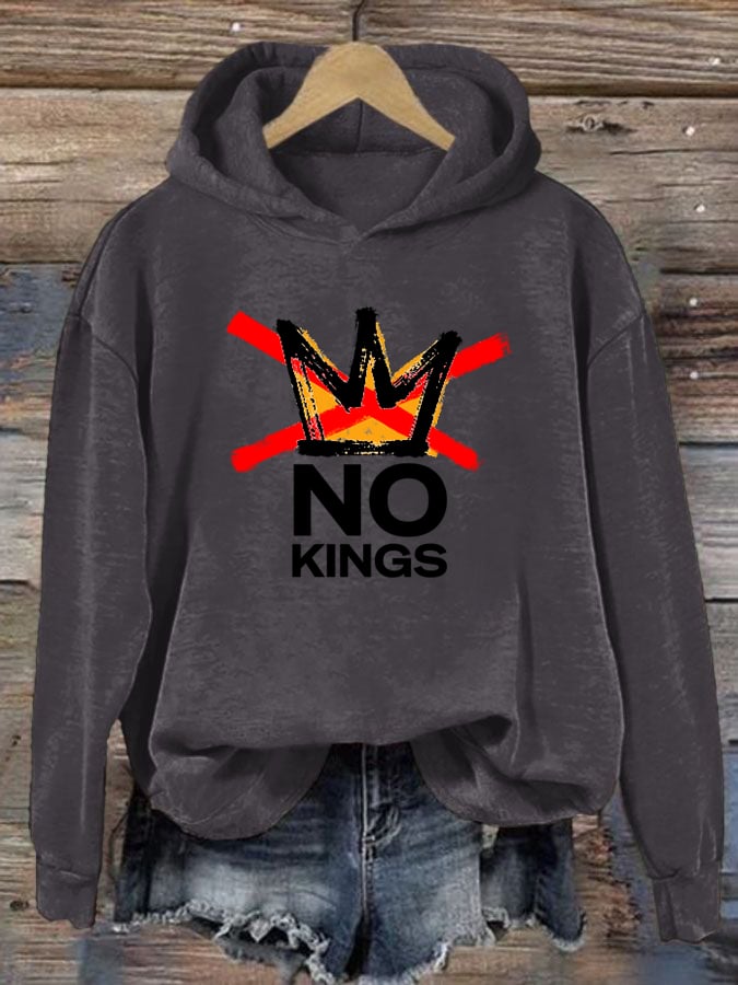 🔥Buy 3 Get 15% Off🔥Women's America has No Kings Printed Casual Hoodies