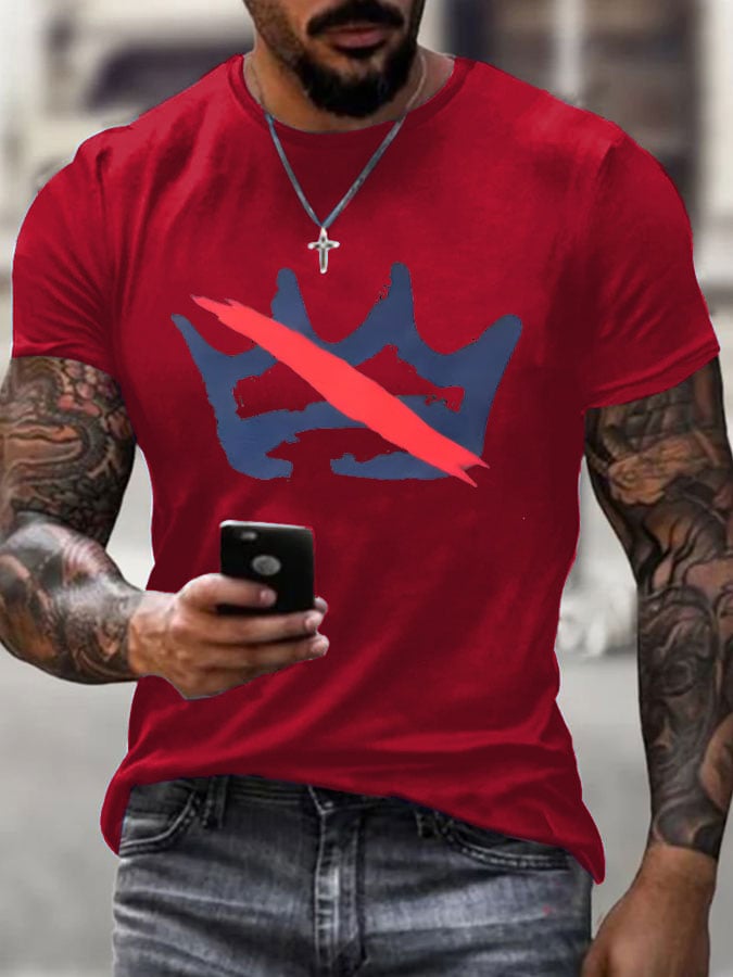 🔥Buy 3 Get 15% Off🔥Men's FDT NO KINGS printed T-shirt