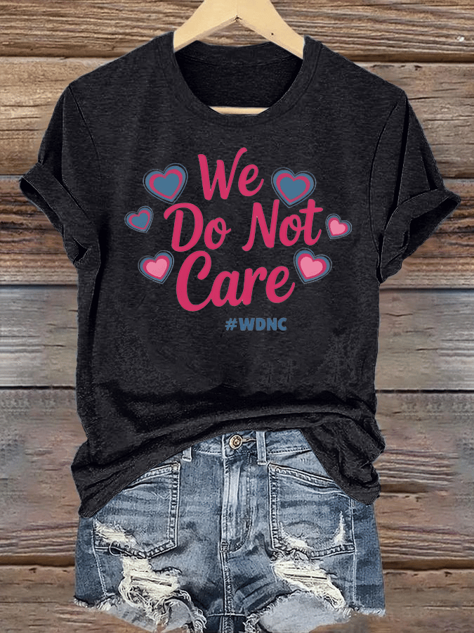 🔥Buy 3 Get 15% Off🔥Women's Retro Funny Proud Member Of Club We Do Not Care Menopause Perimenopause Print T-shirt
