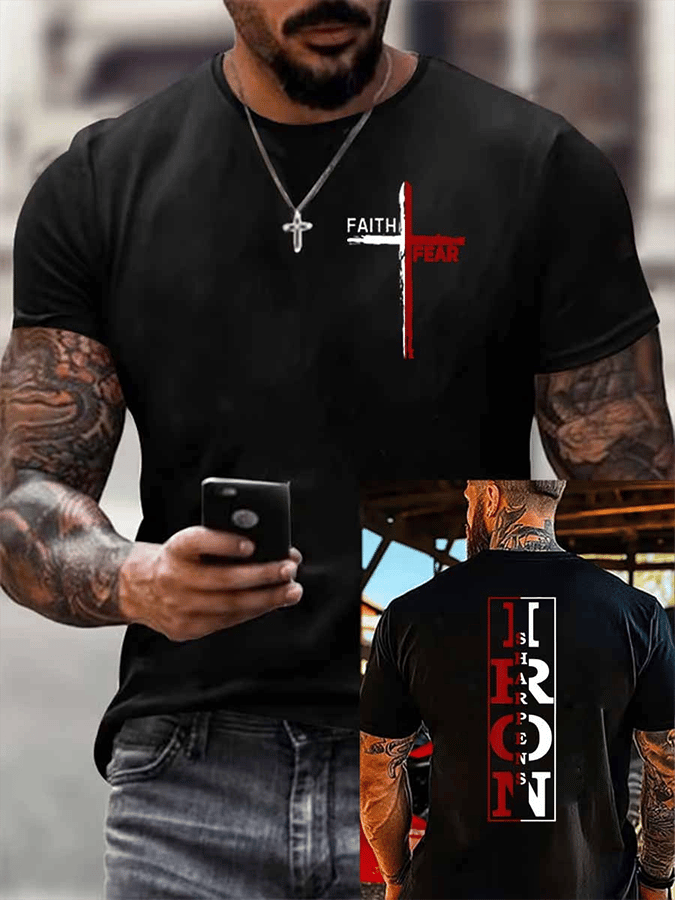 🔥Hot Sale Picks 🔥Men's Faith Printed Casual T-Shirt