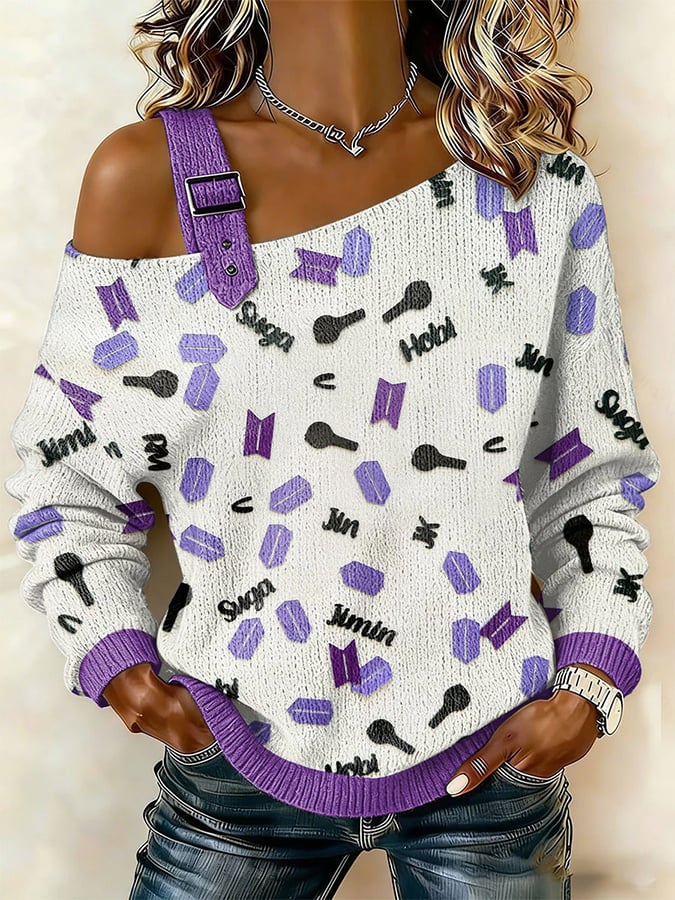 Women's BTS lovers Printed Sweatshirt