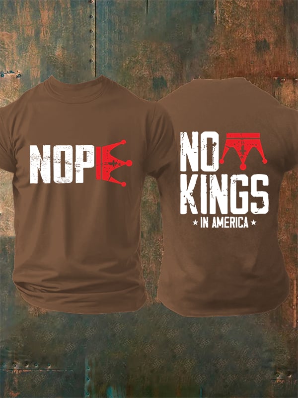 Men's No Kings In America T-Shirt