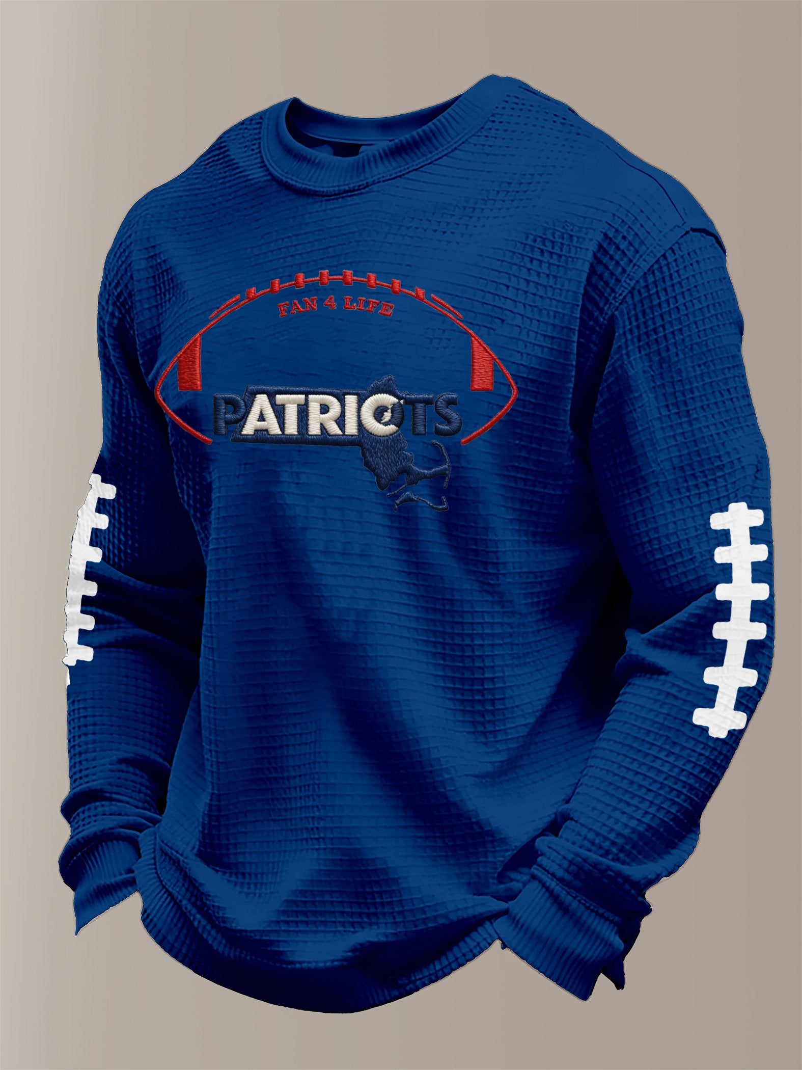 Men's Football Print Waffle T-Shirt