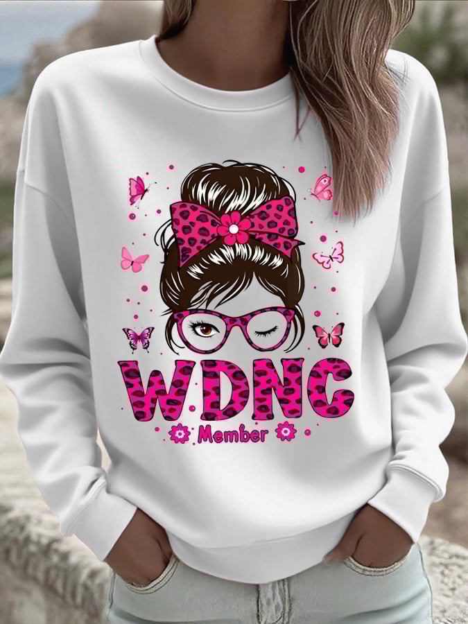 🔥Buy 3 Get 15% Off🔥Women's WDNC Menopause & Perimenopause Printed Sweatshirt