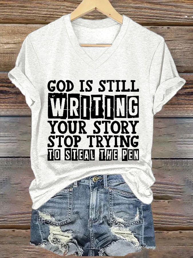 Women'S Casual Faith Short Sleeve T-Shirt