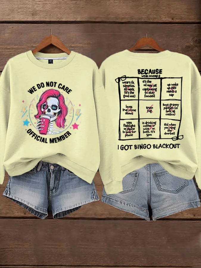 Women's Menopause And Perimenopause Print Sweatshirt