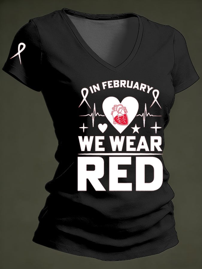 Women's Heart Disease Awareness T-shirt