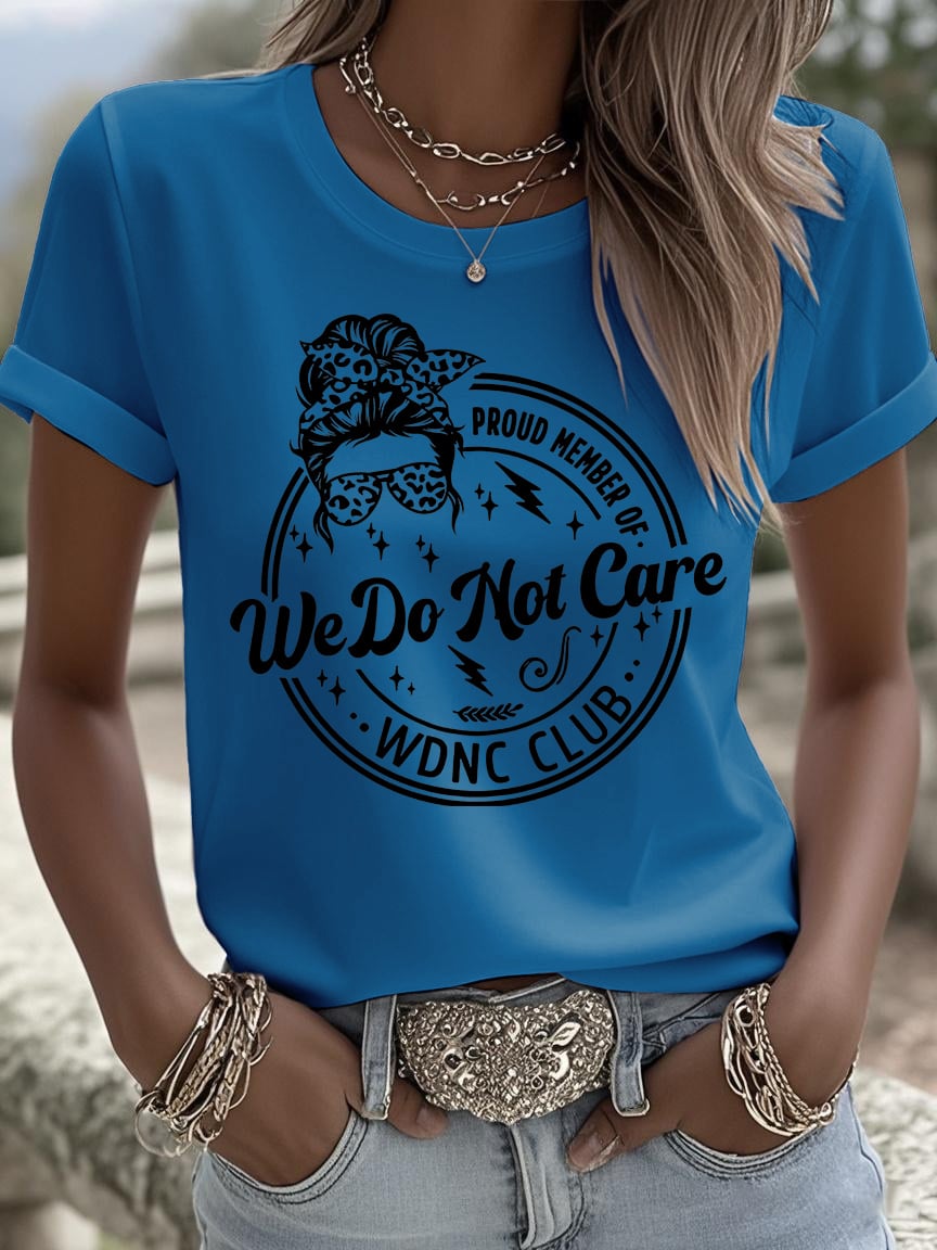 🔥Buy 3 Get 15% Off🔥Retro Funny Proud Member Of WDNC Club Menopause Perimenopause Print T-Shirt