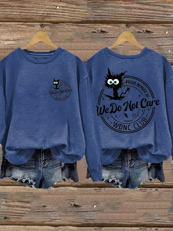 🔥Buy 3 Get 15% Off🔥Retro Funny Proud Member Of WDNC Club Menopause Perimenopause Print Sweatshirt