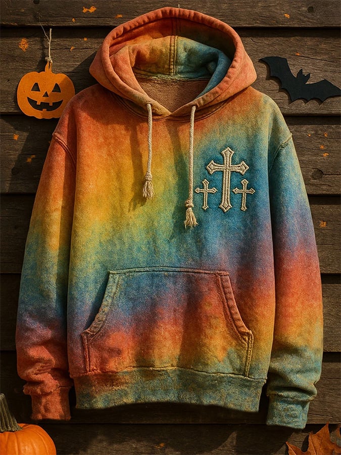 Women's Casual Autumn Faith Print Hoodie