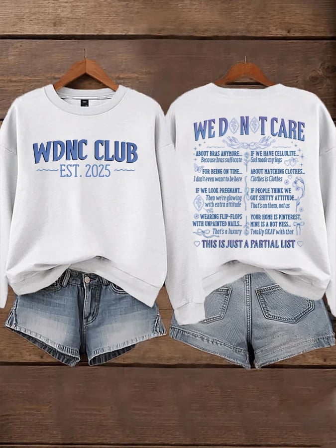 🔥Buy 3 Get 15% Off🔥Women's WDNC Menopause And Perimenopause Print Sweatshirt