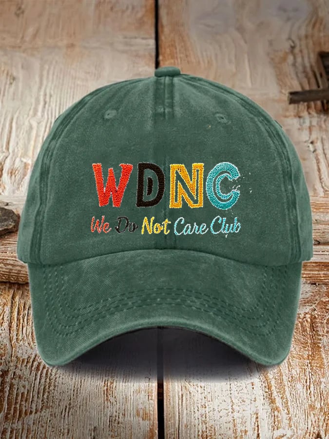 🔥Buy 3 Get 15% Off🔥Unisex Retro Funny WDNC We Do Not Care Club Menopause Perimenopause Print Baseball Cap