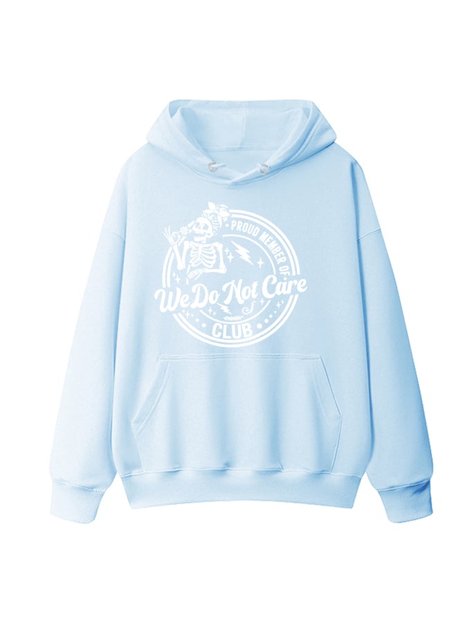 Women's Retro Funny Proud Member Of Club Menopause Perimenopause Print Casual Hoodie
