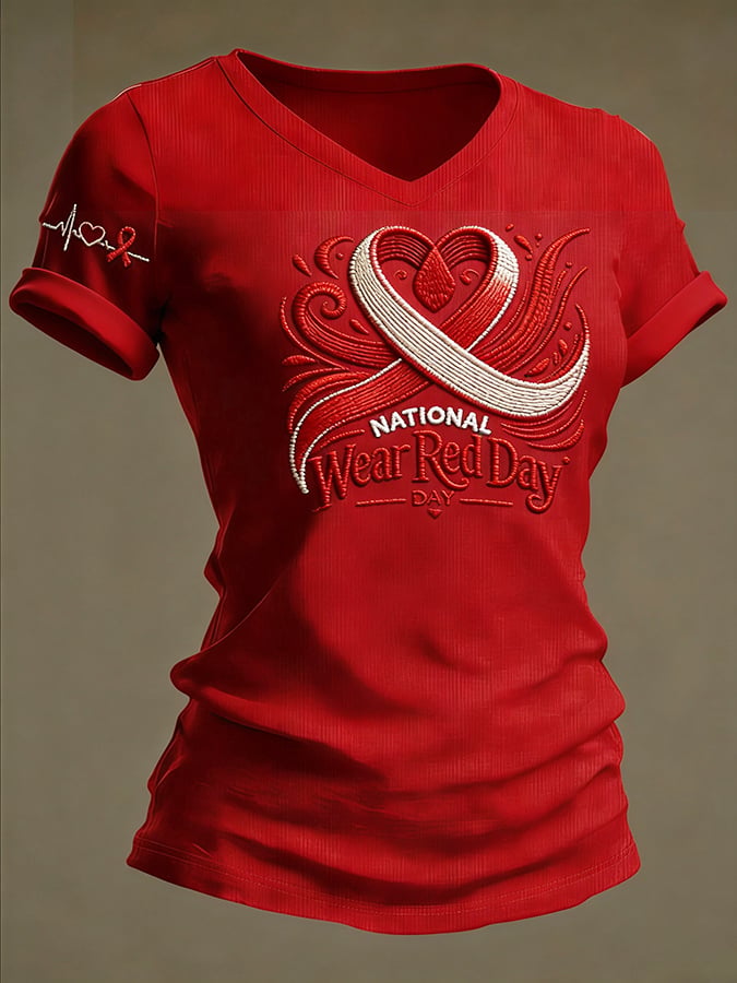 Women's Heart Disease Awareness T-shirt
