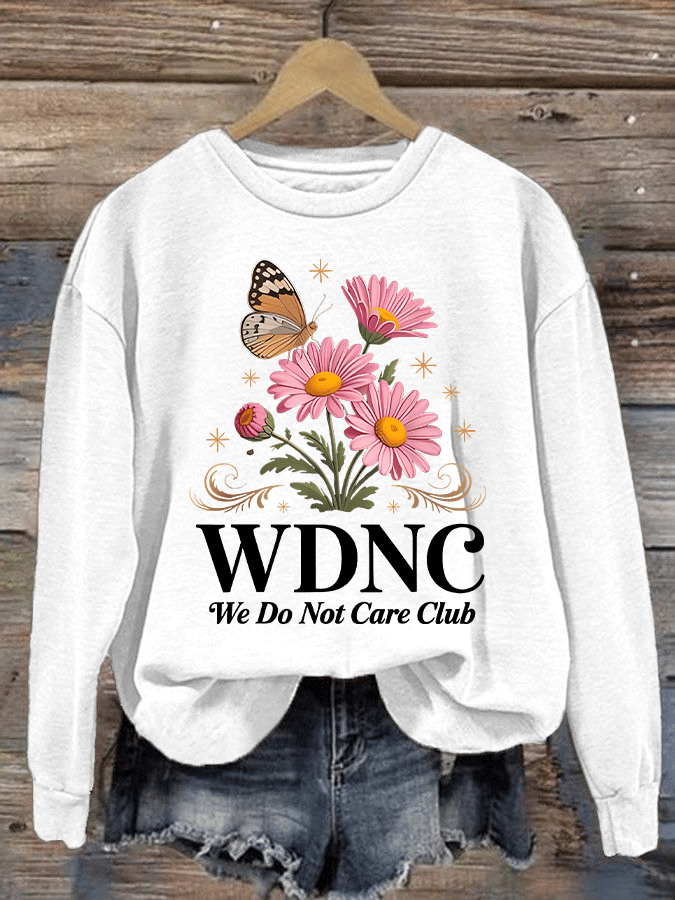 Women's Retro Funny Proud Member Of Club Menopause Perimenopause Print Sweatshirt