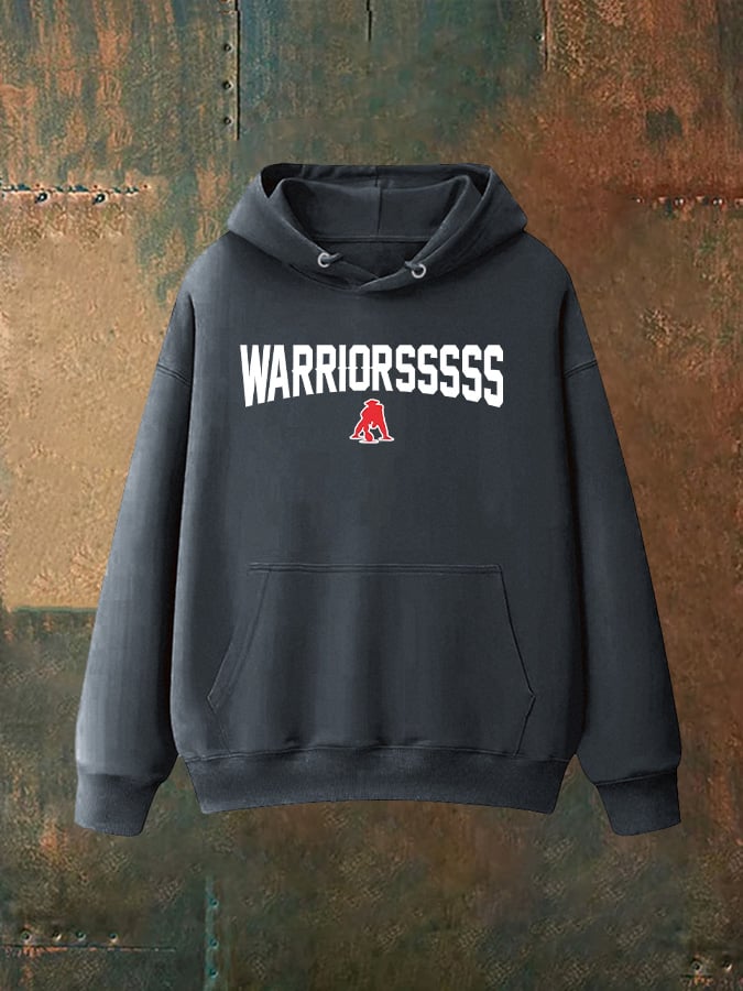 Unisex WARRIORSSSSS Print Hoodie