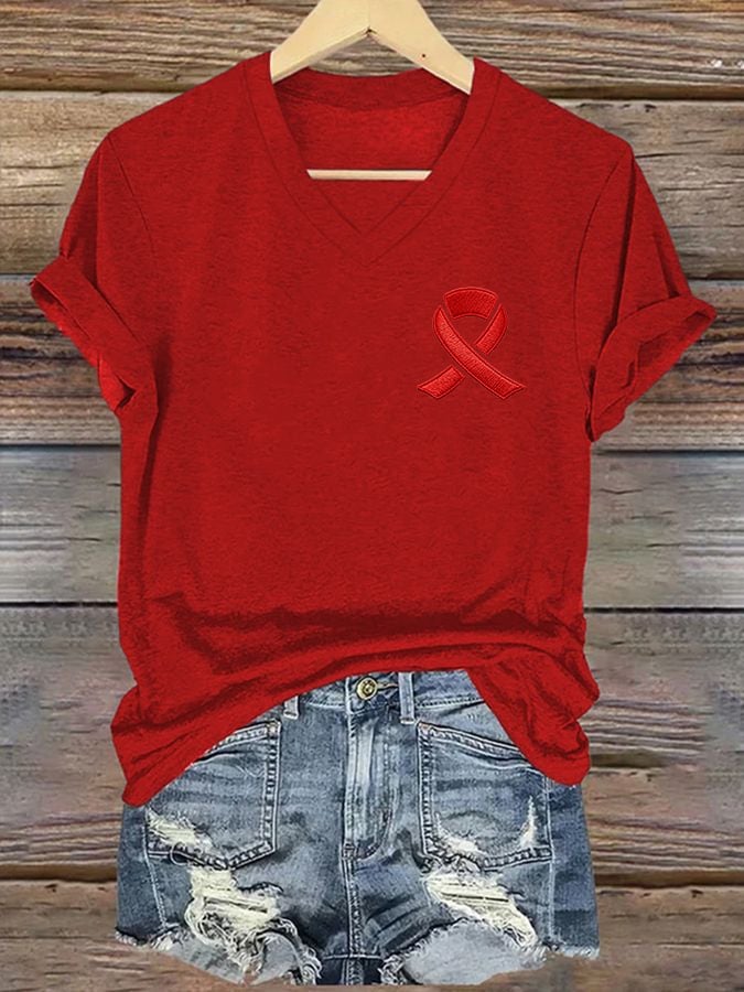 Women's Heart Disease Awareness T-shirt