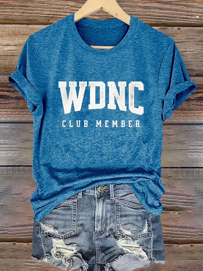 Retro Funny WDNC Menopause Perimenopause Print T-Shirt